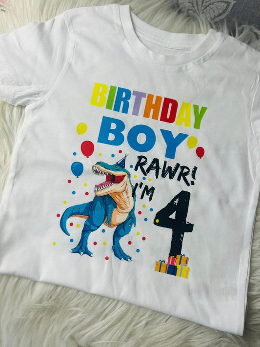 RAWR IM ... DINOSAUR BIRTHDAY T-SHIRT