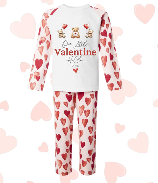 OUR LITTLE VALENTINE BEAR PJS